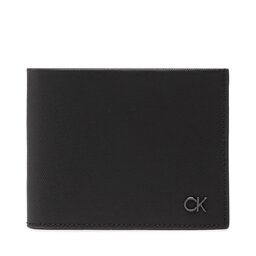 Calvin Klein Голям мъжки портфейл Calvin Klein Clean Pq Bifold 6 cc W/Bill K50K510289 BAX
