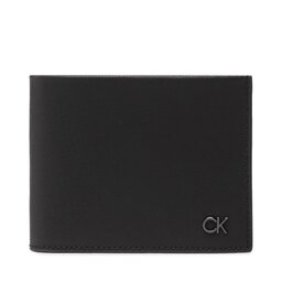 Calvin Klein Portofel Mare pentru Bărbați Calvin Klein Clean Pq Bifold 6 cc W/Bill K50K510289 BAX