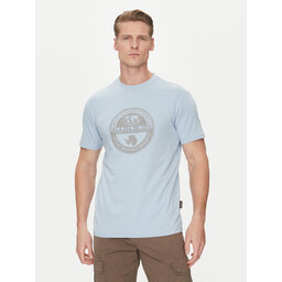 Napapijri Napapijri T-shirt S-Bollo NP0A4I3C Svijetloplava Regular Fit