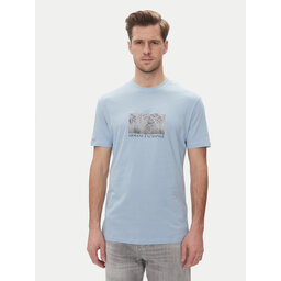 Armani Exchange Armani Exchange Camiseta XM000555 AF10358 U9360 Celeste Regular Fit