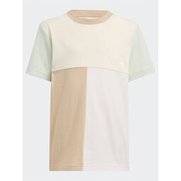 adidas adidas Majica Colourblock T-Shirt HK9819 Bež Regular Fit