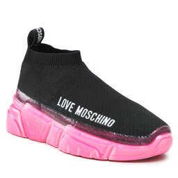 LOVE MOSCHINO Сникърси LOVE MOSCHINO JA15443G1GIZC00A Nero/Fuxia