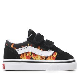 

Снікерcи Vans Old Skool V VN0A4VJJBLK1 Digi Flame Black, Чорний