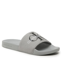 Calvin Klein Jeans Чехли Calvin Klein Jeans Slide Monogram Co YM0YM00061 Formal Grey PRJ
