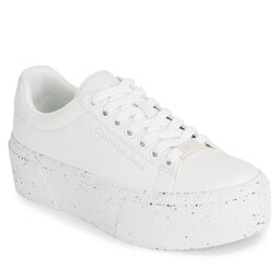 Calvin Klein Jeans Αθλητικά Calvin Klein Jeans Bold Vulc Flatf Low Laceup Wn YW0YW01229 Triple White 0K8