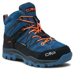 CMP Scarpe da trekking CMP Kids Rigel Mid Trekking Shoe Wp 3Q12944 Dusty Blue/Flash Orange 58MN