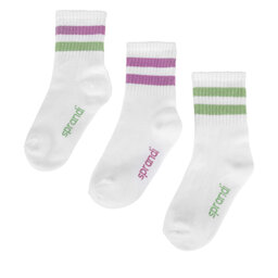 Sprandi Calcetines largos Sprandi 0KB-001-SS25 (3-PACK) Blanco