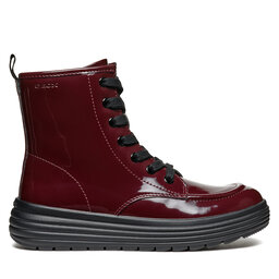 Geox Stiefel Geox J Phaolae Girl J46ETA 000HH C7357 S Dunkelrot