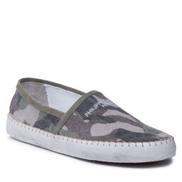 Philippe Model Cipele Philippe Model Marseille Low Man Camouflage MRLU CF02 Vert