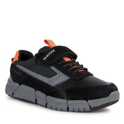 Geox Sneakers Geox J Flexyper Boy J359BA 05422 C0038 M Black/Orange
