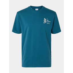 Selected Homme Selected Homme Póló Slhrelaxaries 16094014 Türkizkék Relaxed Fit
