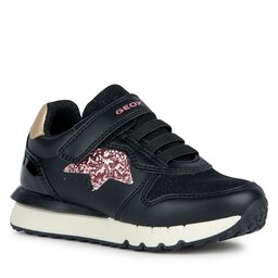 Geox Sneakers Geox J Fastics Girl J35GZC 054AS C9231 M Black/Dk Pink