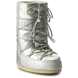 Moon Boot Μπότες Χιονιού Moon Boot Vinile Met. 14021400002 Bianco M