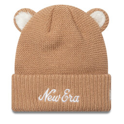 New Era Čepice New Era Teddy Bear Ears Cuff Knit Beanie 60580794 Hnědá