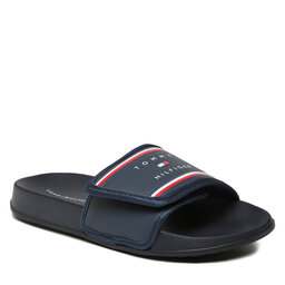 Tommy Hilfiger Šľapky Tommy Hilfiger Maxi Velcro Pool Slide T3B0-32934-1172 S Blue 800