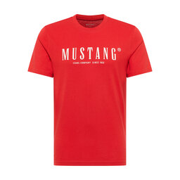 Mustang Mustang Camiseta Austin 1016853 Rojo Regular Fit