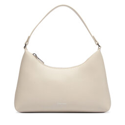 Calvin Klein Handtasche Calvin Klein Foil Logo Small Shoulder Bag LV04F3890G Creme