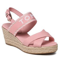 Tommy Hilfiger Espadrillos Tommy Hilfiger Seasonal Webbing Mid Wedge FW0FW07091 Soothing Pink TQS