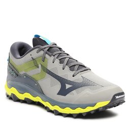 Mizuno Skor Mizuno Wave Mujin 9 J1GJ2270 Ggray/Oblue/Bolt2(Neon) 2