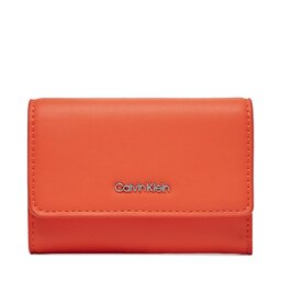 Calvin Klein Μικρό Πορτοφόλι Γυναικείο Calvin Klein Ck Must Trifold Sm K60K607251 Flame SA3