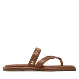 

В'єтнамки MICHAEL Michael Kors Alba Thong Slide 40T2ALFA1L Luggage, Коричневий
