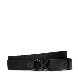 Calvin Klein Pánský pásek Calvin Klein Ck Metal Minimal Webbing 30Mm K50K511566 Černá
