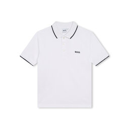 BOSS Boss Poloshirt J25P26 D Weiß Regular Fit