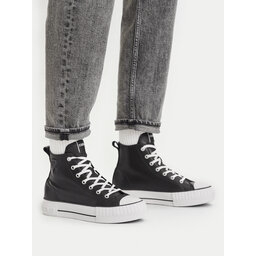 KARL LAGERFELD Sneakers aus Stoff KARL LAGERFELD Kampus Max KL60456 Schwarz