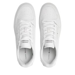 

Снікерcи Tommy Hilfiger Th Basket Core Leather Ess FM0FM05040 White YBS, Білий