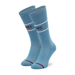 

Набір з 2 пар високих шкарпеток unisex Tommy Jeans 701218704 Blue 004, Голубий