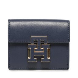 Tommy Hilfiger Kleine Damen Geldbörse Tommy Hilfiger Push Lock Leather Wallet AW0AW14344 DW6