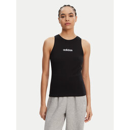 adidas adidas Τοπ Essentials Linear JC5798 Μαύρο Slim Fit