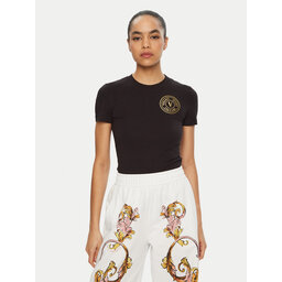 Versace Jeans Couture Versace Jeans Couture Marškinėliai 78HAHT00 Juoda Regular Fit