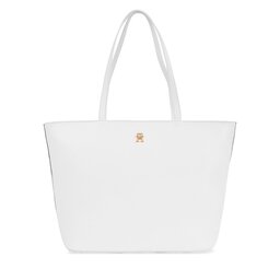 Tommy Hilfiger Bolso Tommy Hilfiger Th Essential Sc Tote Corp AW0AW16089 Blanco