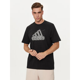 adidas adidas T-Shirt Growth Badge Graphic IN6258 Μαύρο Regular Fit