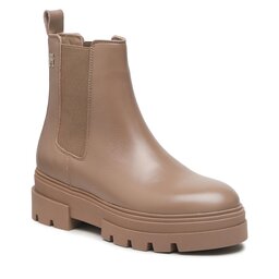 Tommy Hilfiger Boots Tommy Hilfiger Monochromatic Chelsea Boot FW0FW06899 Oat Milk GUP