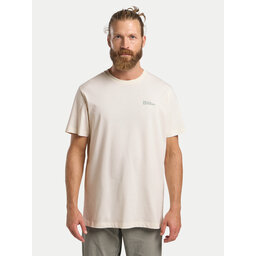Jack Wolfskin Jack Wolfskin Camiseta Essential 1808382 Écru Regular Fit