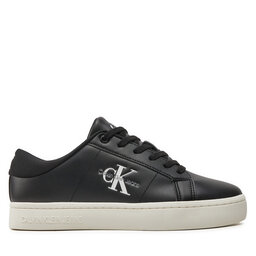 Calvin Klein Jeans Sneakers Calvin Klein Jeans Classic Cupsole Lowlaceup Lth Wn YW0YW01444 Negru