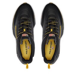 

Снікерcи Polo Ralph Lauren 809931897001 Black/Canary Yellow, Чорний