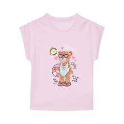 Guess Guess T-Shirt K6GI18 K6YW4 Rosa Regular Fit