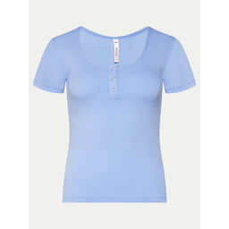 Hunkemöller Hunkemöller Spavaćiće Henley 205108 Plava Regular Fit