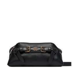 Tommy Hilfiger Handtasche Tommy Hilfiger Th Buckle Micro Crossover AW0AW19511 Schwarz