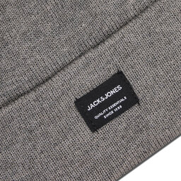 

Шапкa Jack&Jones Jacdna Beanie Noss 12092815 Grey Melange, Сірий