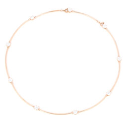 

Намисто Swarovski Constella 5609710 White/Ros, Рожеве золото