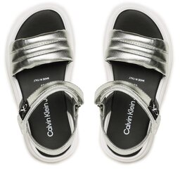 

Босоніжки Calvin Klein Jeans Velcro Sandal V4A2-80511-0243 Silver 904, Срібний