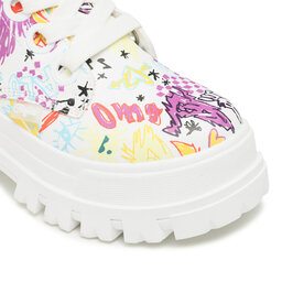 

Черевики туристичні Buffalo Aspha Lace Up Hi 1622282 White Graffiti, Білий