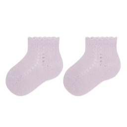 

Набір 3 пар високих дитячих шкарпеток Condor 2.569/4 Mauve 0124, Фіолетовий