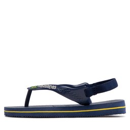 

Босоніжки Havaianas Brasil Logo 41405773587 Marine/Yellow Cit, Cиній