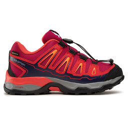 

Трекінгові черевики Salomon X-Ultra Gtx J GORE-TEX 392917 09 W0 Sangria/Poppy Red/Bright Marigold, Рожевий