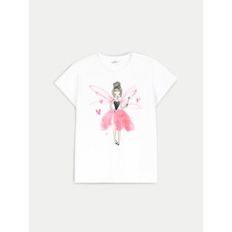 Coccodrillo Coccodrillo T-Shirt ZC4143202VGA Λευκό Regular Fit